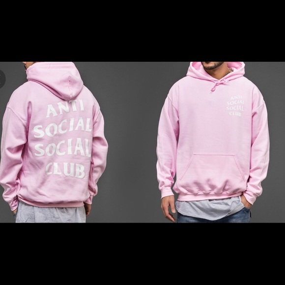 Anti Social Social Club Other - PINK ANTI SOCIAL CLUB HOODIE
